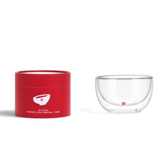 SO MATCHA CHAWAN DOUBLE-WALL GLASS